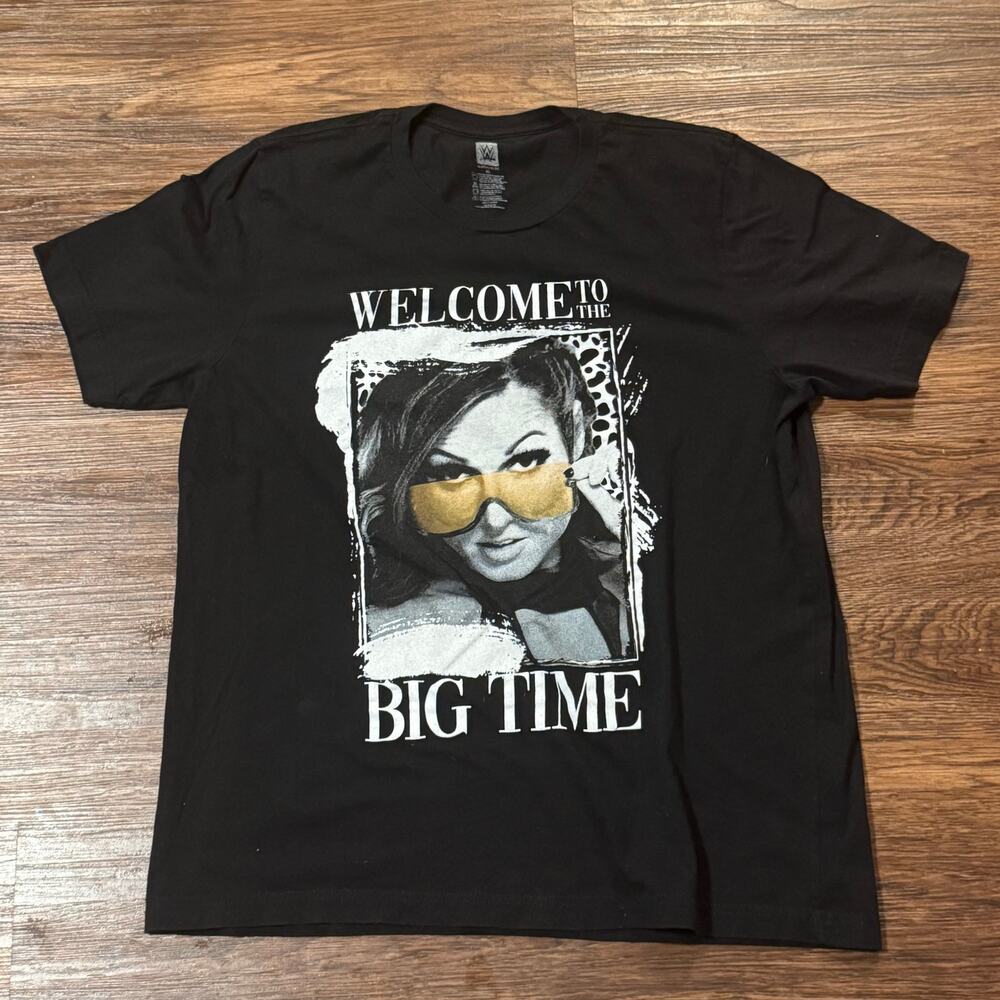 WWE Becky Lynch “Welcome to the Big Time” T-Shirt Black Size XL